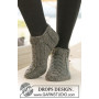 Leaf Ankle Socks by DROPS Design - Sokker Strikkeoppskrift str. 35 - 43