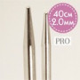 Drops Pro Rundpinner Messing 40cm 2.00mm / 15.7in US0