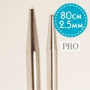 Drops Pro Rundpinner Messing 80cm 2.50mm / 31.5in US1½