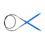 KnitPro Trendz Akryl rundpinner 60 cm 7,00 mm / 23,6 tommer US10¾ Blå