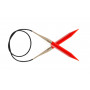 KnitPro Trendz Akryl rundpinner 80cm 12.00mm / 31.5in US17 Rød