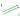 KnitPro Trendz Strikkepinner / Genserpinner Akryl 25cm 4,50mm / 9.8in US7 Green