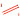 KnitPro Trendz Strikkepinner / Genserpinner Akryl 25cm 12,00mm / 9.8in US17 Red