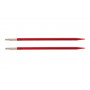 KnitPro Trendz Interchangeable Acrylic 13cm 3.50mm US4 Red utskiftbare rundpinner i akryl rød