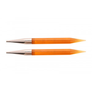 Bilde av Knitpro Trendz Utskiftbare Rundpinner Akryl 13cm 10,00mm Us15 Orange