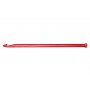 KnitPro Trendz Enkel heklenål akryl 30cm 12.00mm rød til tunisisk hekling / hekling