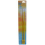 Knit Lite Strikkepinner / Jumperpinner med lys 33cm 6,00mm / 13in US10 Gul