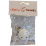Infinity Hearts Seleklips Tre Hvit - 1 stk