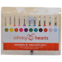 Infinity Hearts Rainbow XL Heklenålsett 13,5cm 2-8mm 11 størrelser