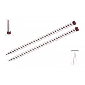 KnitPro Zing Strikkepinde / Jumperpinde Messing 25cm 2,00mm / 9.8in US