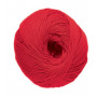 DMC Natura Just Cotton Garn Unicolor 23 Rød