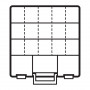 ArtBin Super Satchel Plastboks med 6-18 rom Transparent 37,5x36x9cm 