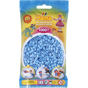 Hama Midi Perler 207-46 Pastellblå - 1000 stk