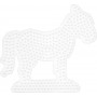Hama Midi Perleplate Hest Hvit 15x13,5cm - 1 stk