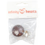 Infinity Hearts Seleklips Tre Brun - 1 stk