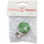 Infinity Hearts Seleklips Tre Grønn - 1 stk