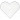Hama Midi Perleplate Hjerte Liten Hvit 9x7,5cm - 1 stk
