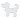 Hama Midi Perleplate Hund Liten Hvit 9,5x7,5cm - 1 stk