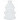 Hama Midi Perleplate Prinsesse Liten Hvit 10x6,5cm - 1 stk