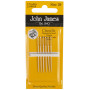 John James rette nåler med spiss størrelse 20 - 6 stk.