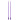 Knit Lite Strikkepinner / Jumperpinner med lys 33cm 6,50mm / 13in US10½ Lilla