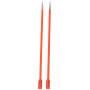 Knit Lite Strikkepinner / Jumperpinner med lys 36cm 8,00mm / 14in US11 Korall