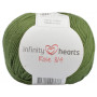 Infinity Hearts Rose 8/4 Garn Unicolor 163 Mørkegrønn