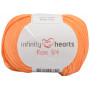 Infinity Hearts Rose 8/4 Garn Unicolor 192 Lys Oransje