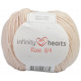 Infinity Hearts Rose 8/4 Garn Unicolor 212 Sand