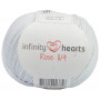 Infinity Hearts Rose 8/4 Garn Unicolor 230 Perlegrått