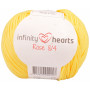 Infinity Hearts Rose 8/4 Garn Unicolour 179 Gult