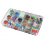 ArtBin Plastboks til knapper og tilbehør Transparent 18x10x4cm