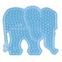 Hama Maxi Perleplate 8201 Elefant Transparent - 1 stk
