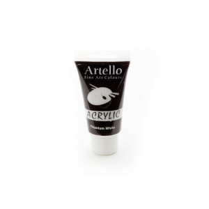 Artello Akrylmaling/Kunstnerfarge Hvit 75ml