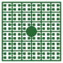 Pixelhobby Midi Perler 345 Mørk smaragdgrønn 2x2mm - 140 pixels