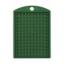 Pixelhobby Nøkkelring/Medaljong Grønn 3x4cm - 1 stk