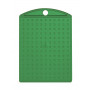 Pixelhobby Nøkkelring/Medaljong Transparent Grønn 3x4cm - 1 stk