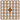 Pixelhobby Midi Perler 513 Mørk Gyllenbrun 2x2mm - 140 pixels