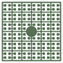 Pixelhobby Midi Perler 502 Mørk Dus grønn 2x2mm - 140 pixels