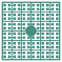 Pixelhobby Midi Perler 501 Mørk Sjøgrønn 2x2mm - 140 pixels