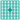 Pixelhobby Midi Perler 499 Ekstra mørk Sjøgrønn 2x2mm - 144 pixels