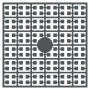 Pixelhobby Midi Perler 487 Meget Mørk Metallgrå 2x2mm - 140 pixels