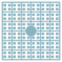 Pixelhobby Midi-perler 470 Himmelblå 2x2mm - 140 piksler