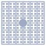 Pixelhobby Midi Perler 465 Meget lys Dus Blå 2x2mm - 140 pixels