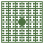 Pixelhobby Midi Perler 398 Dyp Skogsgrønn 2x2mm - 144 pixels