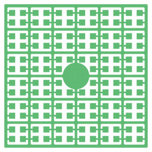 Bilde av Pixelhobby Midi Perler 348 Ekstra Lys Smaragdgrønn 2x2mm - 140 Pixels