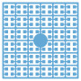 Pixelhobby Midi Perler 300 Turkisblå 2x2mm - 144 pixels