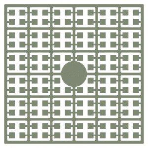 Bilde av Pixelhobby Midi Perler 231 Ekstra Mørk Grågrønn 2x2mm -140 Pixels