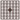 Pixelhobby Midi Perler 230 Ekstra mørk hudfarge 2x2mm - 140 pixels