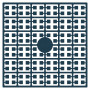 Pixelhobby Midi-perler 217 Mørk turkis 2x2mm - 140 piksler